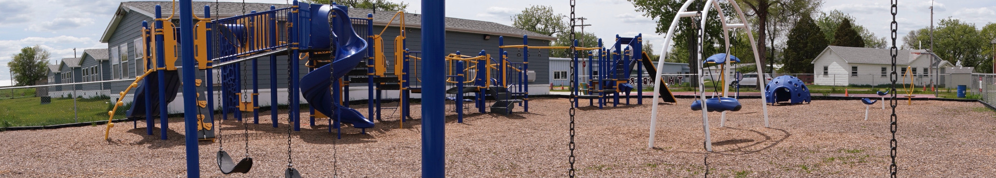 TJES Playground
              with RMC, Special Ed, Grades 4 - 6, Music and GnT and FACE
              buildings